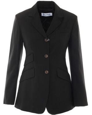 Max Mara Long-Sleeve Blazer - Black
