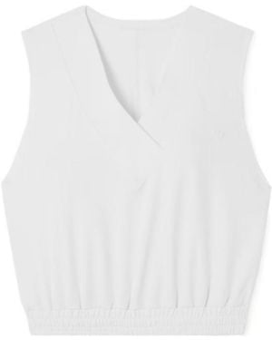 lululemon Elastic Plain Weave Short Tank Top - White
