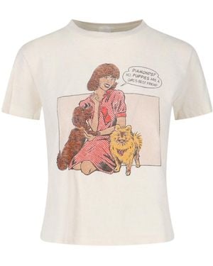 RE/DONE Printed T-Shirt - White