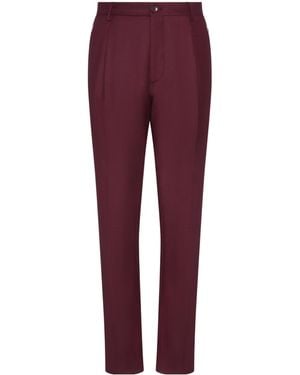Etro Carrot Leg Trousers - Red