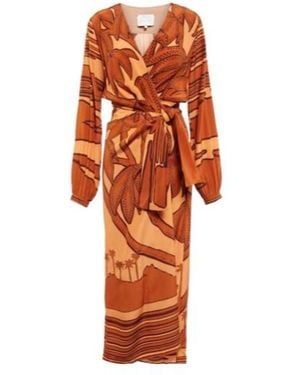 Johanna Ortiz Maxi Dress - Orange