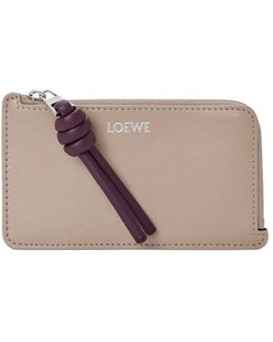 Loewe Knot Coin Cardholder - Grey