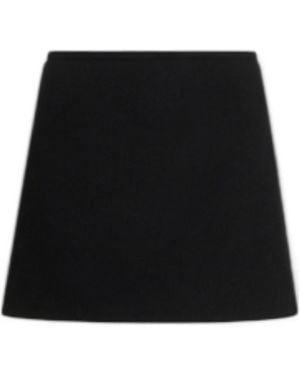 Patou Mid-Rise Mini Skirt - Black