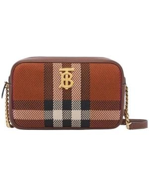 Burberry Burb Lola Knit Camera Shldr Bag - Brown