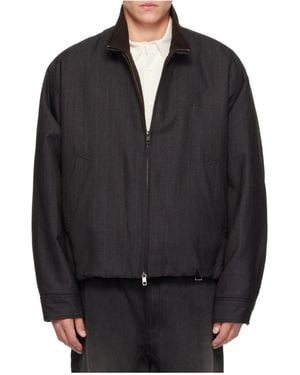 WOOYOUNGMI Striped Jacket - Black