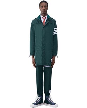 Thom Browne Raglan Sleeve Parka - Green
