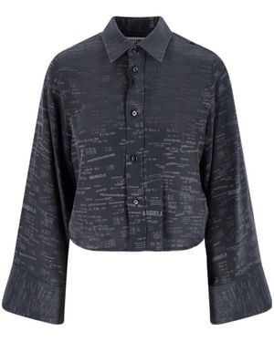MM6 by Maison Margiela Logo Shirt - Blue