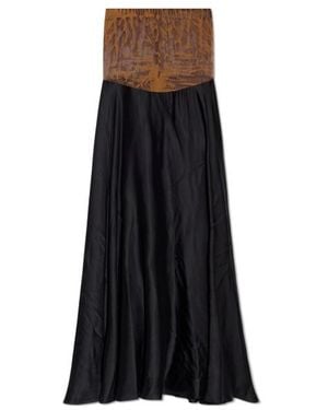 DIESEL O-Garcia Flared Maxi Skirt - Black
