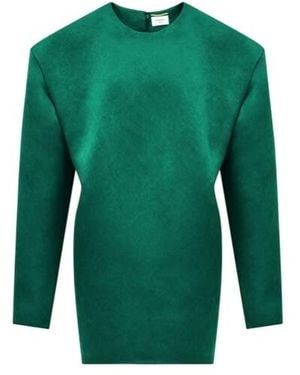 Saint Laurent Boxy Dress - Green