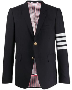 Thom Browne 4-Bar Tailored Blazer - Blue