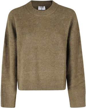 Filippa K Round-Neck Jumper - Green