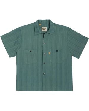 GALLERY DEPT. Loose Shortsleeve Collared Shirt - Green