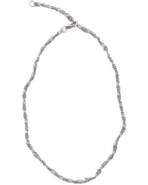 Our Legacy Barbwire Necklace - White