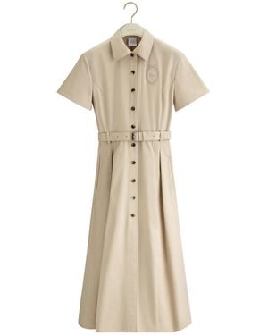 Dior Mid-Length Médaillon Shirtdress - Natural