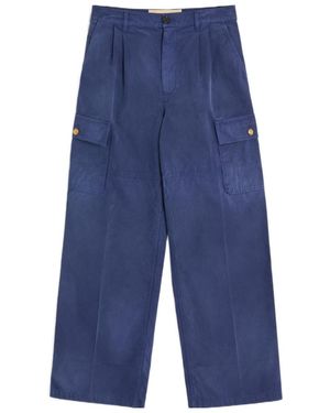 Valentino Denim Cargo Trousers - Blue