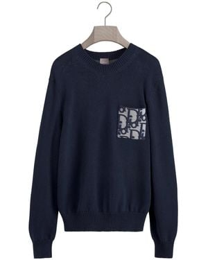 Dior Oblique Jumper - Blue