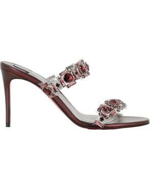 Christian Louboutin Just Jewel Strap Sandals - White