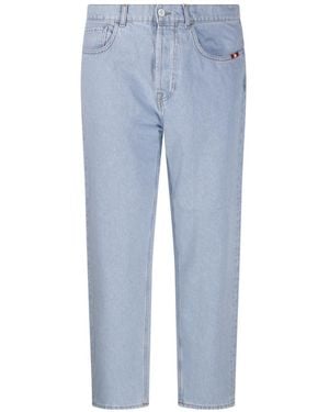 AMISH Jeremiah Bleach Jeans - Blue