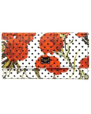 Dolce & Gabbana Printed Wallet - White
