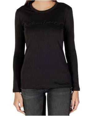 ARMANI EXCHANGE Round-Neck T-Shirt - Black