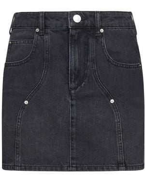 Isabel Marant Isabel Marant Étoile Denim Mini Skirt - Black