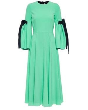 ROKSANDA Perdita Crepe Midi Dress - Green
