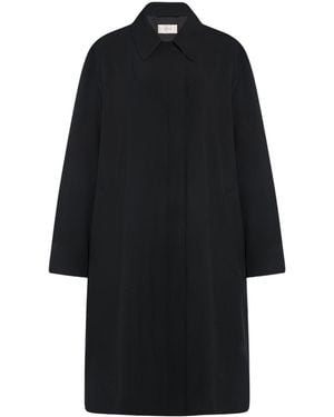 The Row Long-Sleeved Coat - Black