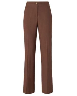 Pinko Pleated Tailored Trousers - Brown
