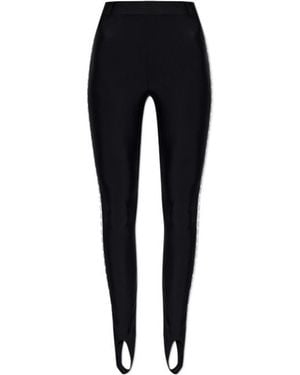 Moschino Elastic Waist Leggings - Black