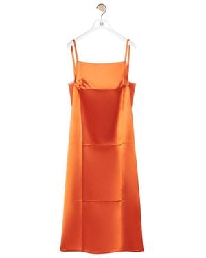 Loewe Slip Dress - Orange