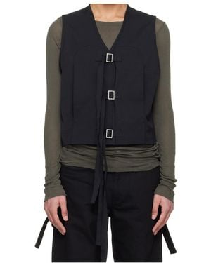 HELIOT EMIL Girth V Vest - Black