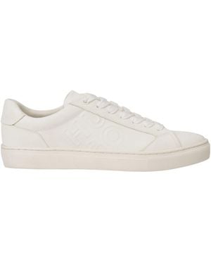 BOSS Solid Colour Trainers - White