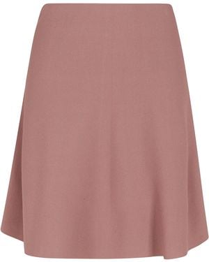 Roberto Collina Pleated Midi Skirt - Pink