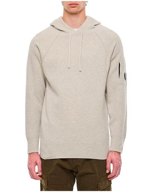 C.P. Company Lens-Detail Hoodie - Grey