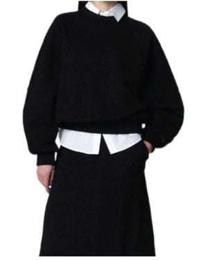 Dries Van Noten Viscose-Blend Sweatshirt - Black