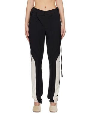 OTTOLINGER Asymmetric Trousers - Black