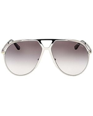 Tom Ford Logo Sunglasses - Metallic