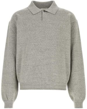 The Row Faded Polo Knitwear - Grey