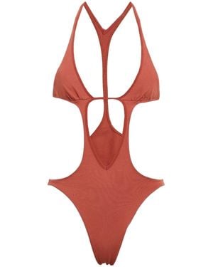 Rick Owens One-Piece Swimsuits - Red