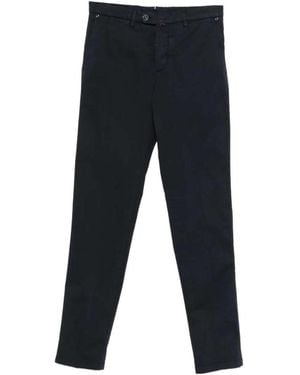 Kiton Pantaloni Con Passanti Per Cintura - Black