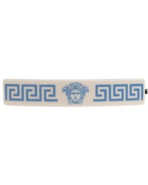 Versace Plexa Hair Clip - Blue