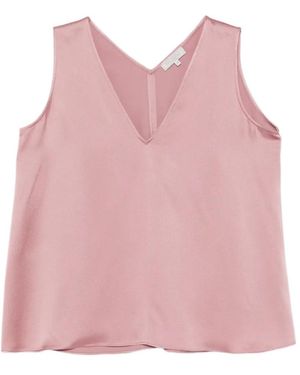 Antonelli V-Neck Tank Top - Pink