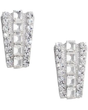 Self-Portrait Multi Embellished Earrings - Metallic