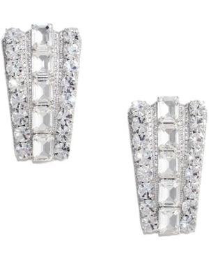 Self-Portrait Multi Embellished Earrings - Metallic