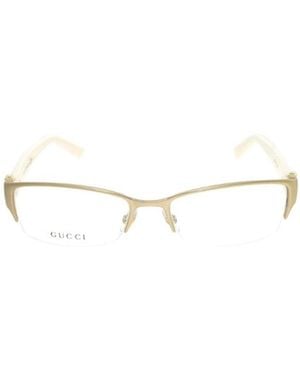 Gucci Logo Detail Flat Lens - White