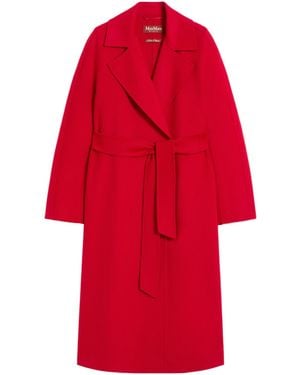 Max Mara Long-Sleeved Coat - Red