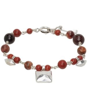 Isabel Marant Stone Bead Detail Bracelet - White