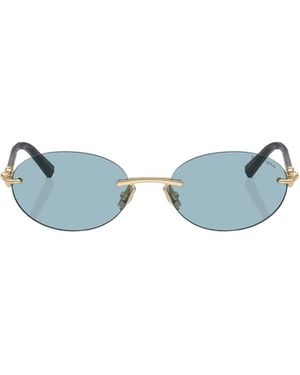 Tiffany & Co. Logo Sunglasses - Blue