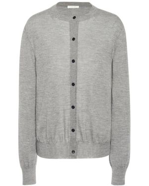 The Row Battersea Cashmere Cardigan - Gray
