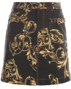 Versace Jeans Couture Baroque Printed Skirt - Multicolor